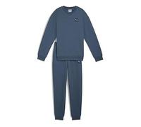 Puma Junior Boys Elevated Relaxed Crew Sweat Set , Blue, Size 7-8 Years Blue