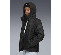 Puma Junior Boys Ess Hooded Padded Jacket, Black, Size 5-6 Years Black
