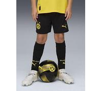 Puma Junior Bvb Home 25/26 Replica Short, Black, Size 7-8 Years Black