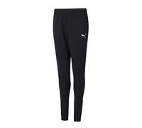 Puma Junior Football Team Rise Poly Training Pant, Black/White, Size 5-6 Years Black/White