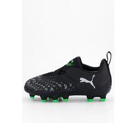 Puma Junior Future 8 Match Laceless Firm Ground Football Boots - Black, Black, Size 3 Black