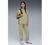 Puma Junior Girls Loungewear Oversized Sweat Set, Green, Size 7-8 Years Green