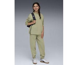 Puma Junior Girls Loungewear Oversized Sweat Set, Green, Size 7-8 Years Green