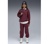 Puma Junior Girls Loungewear Oversized Sweat Set, Red, Size 11-12 Years Red