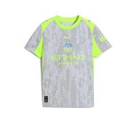 PUMA Manchester City FC Kids' 3rd Jersey 25/26, Blue (Cool Weather x Pro Green), 128