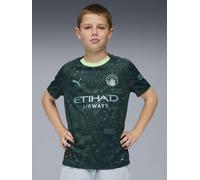 Puma Junior Manchester City 25/26 4Th Replica Shirt, Green, Size 13-14 Years Green