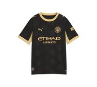 Puma Junior Manchester City 26/27 Away Replica Shirt, Black, Size 5-6 Years Black