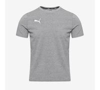 Puma Junior teamGOAL 24 Casuals SS Tee Medium Grey Heather Puma White