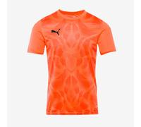 Puma Junior teamULTIMATE 25 SS Shirt Neon Sun Puma Black