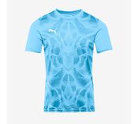 Puma Junior teamULTIMATE 25 SS Shirt Team Light Blue Puma White