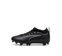Puma Ultra Match Firm Ground Football Boots Juniors 4 Black/White