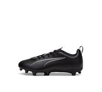 Puma Junior Ultra 5 Play Firm Ground Football Boots- Black, Black, Size 10 Black