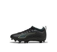 PUMA Ultra 6 Match FG/AG JR Soccer Shoe, Black-Fizzy Light-Green Terrain, 5 UK