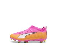 Puma Junior Ultra 6 Match Firm Ground Football Boots, Pink, Size 12 Younger Pink