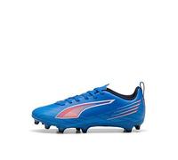 Puma Soccer Shoe Ultra 6 Play FG/AG Jr – Unisex Kids, Ultra Blue/Puma White/Glowing Red, Size 10