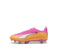 Puma Junior Ultra 6 Play Firm Ground Football Boots, Pink, Size 12 Younger Pink