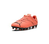 PUMA - Juniors Attacanto Fg/Ag Shoes, Color Glowing Red/Black, Size: 7 UK