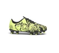 PUMA - Juniors Tacto Ii Cp Fg/Ag Shoes, Color Black/Electric Lime, Size: 7 UK