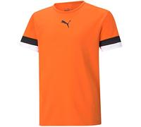 Puma - Juniors Teamrise Jersey, Color Golden Poppy/Puma Black/Puma White, Size: X-Small