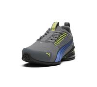 PUMA - Juniors Voltaic Evo Fade Shoes, Color Cool Dark Gray/Lime Sheen, Size: 4.5 UK