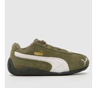 PUMA Khaki Speedcat Boys Junior Trainers UK 2 (EU 34½)