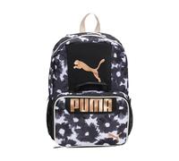 PUMA Kids' Backpack & Lunch Kit Combo, Black/Gold, One Size