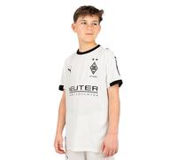 Puma Unisex Kid's Borussia Mönchengladbach Home Jersey Replica T-Shirt, Warm White Blac, 164 (EU)