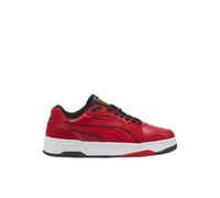 PUMA Kids Boys Rebound Break Low Scuderia Ferrari Lace Up Sneakers Shoes Casual - Black