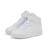 PUMA Carina 2.0 Mid PS Athletic Shoes, White, 12 UK