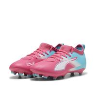 PUMA Kids Cloud Ultra 5 Match Childrens Firm Ground Football Boots Blue/White 13