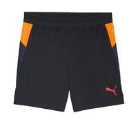 Puma Kids Cup Shorts - Navy/Orange - S - Navy/Orange - 100% Polyester
