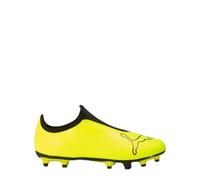 Puma Kids Finesse Firm Ground Football Boots Childrens Yellow/Black 4