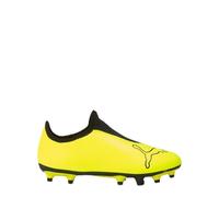 Puma Kids Finesse Laceless FG Football Boots Childrens Yellow/Black 10
