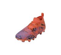 PUMA Kids Future 8 Match Artificial Ground Football Boots Orange/Black 3.5 UK Child