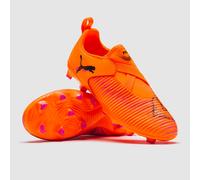 PUMA Kids Future 8 Academy Laceless Childrens Firm Ground Orange/Black 2 UK Child