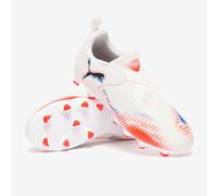PUMA Future 8 Match FG/AG Laceless Football Boots Youth, White/Black/Glowing Red, size 4