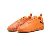 PUMA Kids Future 8 Play Childrens Astro Turf Football Boots Orange/Black 11 UK Child