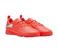 Puma Kids Future 9 Play Astro Turf Trainers - Red/Silver - 2 UK - Red/Silver - 100% Mixed
