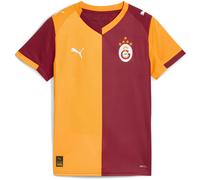 Puma Kids Galatasry Home Shirt 2025 2026 Juniors Short Sleeve Domestic V-neck