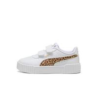 Puma Kids Girls Carina 30 Animal V - White, White, Size 1 Older White