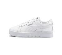 PUMA Kids Girls Jada Lace Up Sneakers Shoes Casual - White, Puma White-puma White-puma Silver, 6.5 Big Kid
