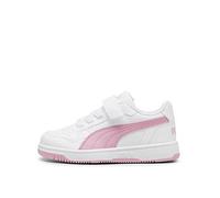 Puma Kid's Girls Reb-l Velcro Trainers - White, White, Size 1 Older White