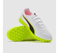 Puma Kids King 20 Match TT Puma White Glowing Red Yellow Alert