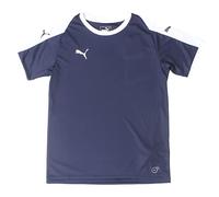 PUMA Kid'S Liga Jersey Jr T-Shirt, Peacoat/White, Size 128