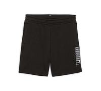 Puma Kids Logo Print Shorts Black