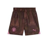 PUMA Kids Manchester City Shorts Goalkeeper 2024/25 - Brown - Size: 13/14 Year