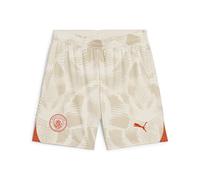 PUMA Kids Manchester City Shorts Goalkeeper 2024/25 - White - Size: 13/14 Year
