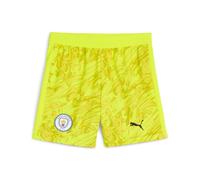 PUMA Kids Manchester City Shorts Goalkeeper 2025/26 - Yellow - Size: 7/8 Years