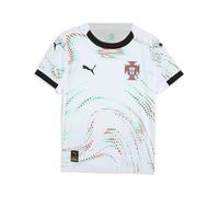 PUMA Kids Portugal Away Shirt 2025 Juniors White/Black 7-8 Years