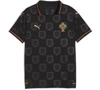 PUMA Kids Portugal Eusebio Shirt 2025 Juniors Short Sleeve Black 7-8 Years